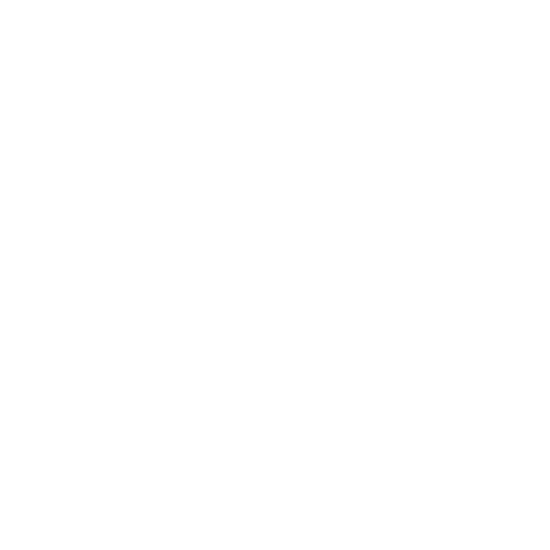 Pixelated black and white image of a smiley face with two eyes and a curved mouth inside a circle.